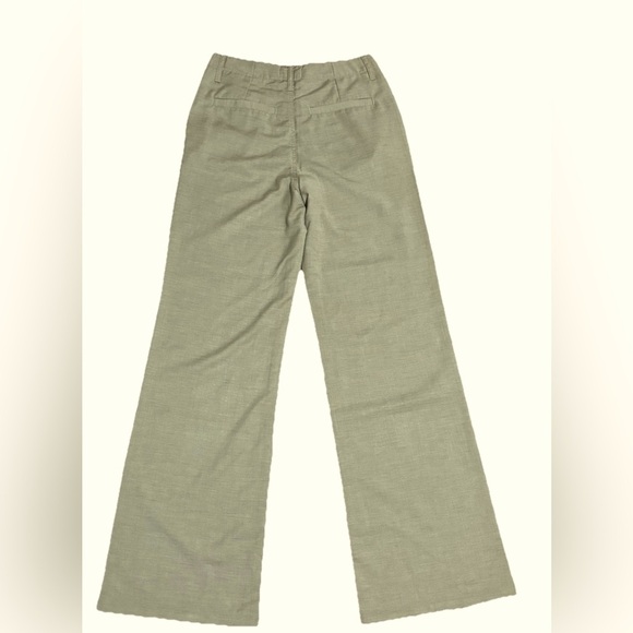 Tan Wide Leg High-Waisted Pants - Picture 5 of 5